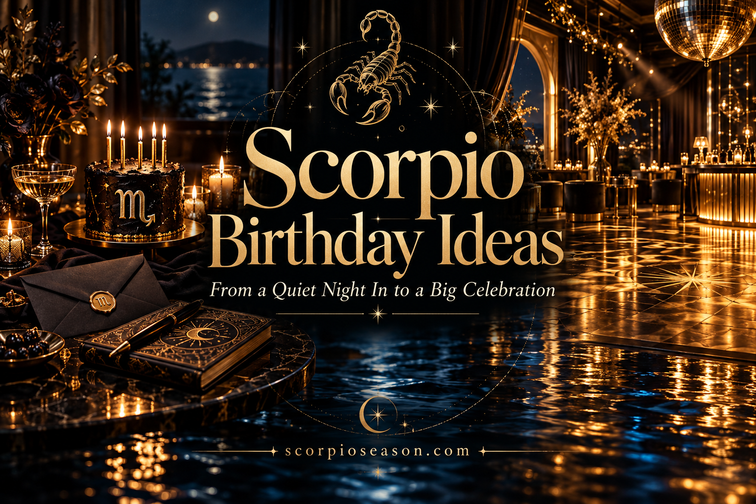 Scorpio Birthday Ideas: From a Quiet Night In to a Big Celebration